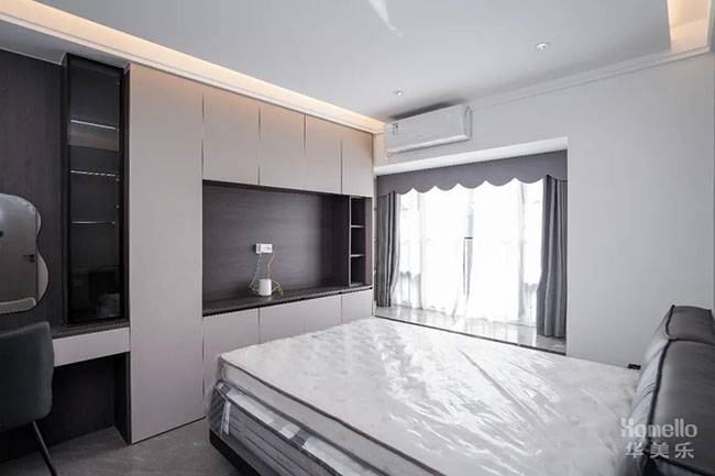 83㎡現代風裝修，三改二居室，全屋精致有品位